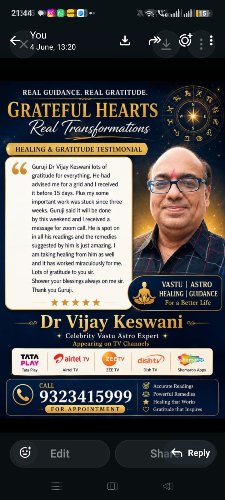 Grateful Hearts — Healing & Gratitude Testimonial